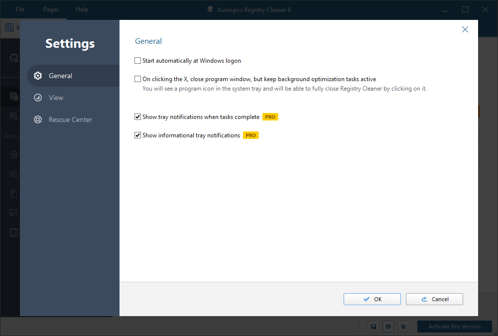 Auslogics Registry Cleaner